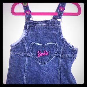 Barbie Cute Kids Girls Overall Size 4t Dress